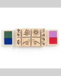 Galison William Morris Rubber Stamp Set-5