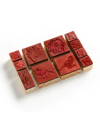 Galison William Morris Rubber Stamp Set-6