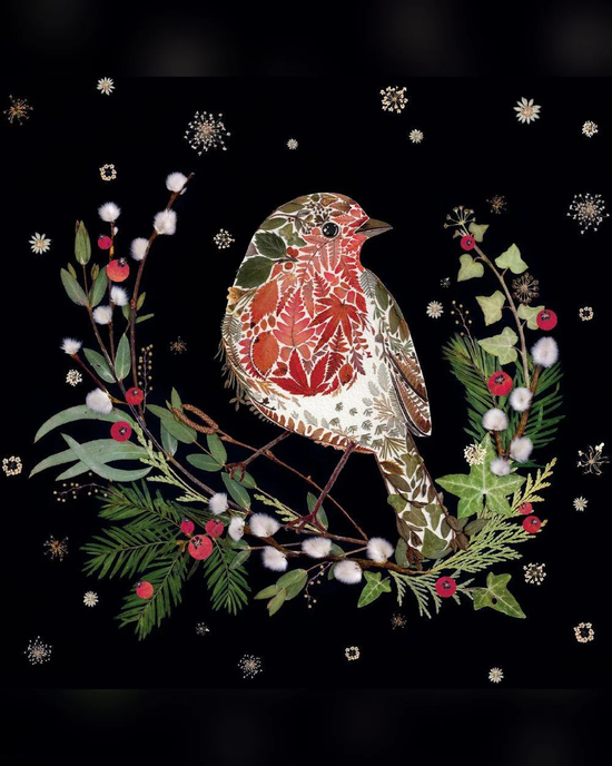 Winter Robin 8 Pkt - Christmas Card Pack