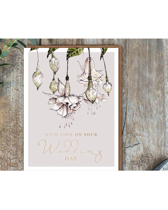 With Love On Your Wedding Day - Wedding Card