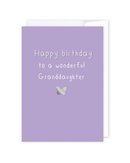 Wonderful Grandaughter Greeting Cards