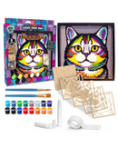 Splat Planet Cat Wooden Art Craft Kit