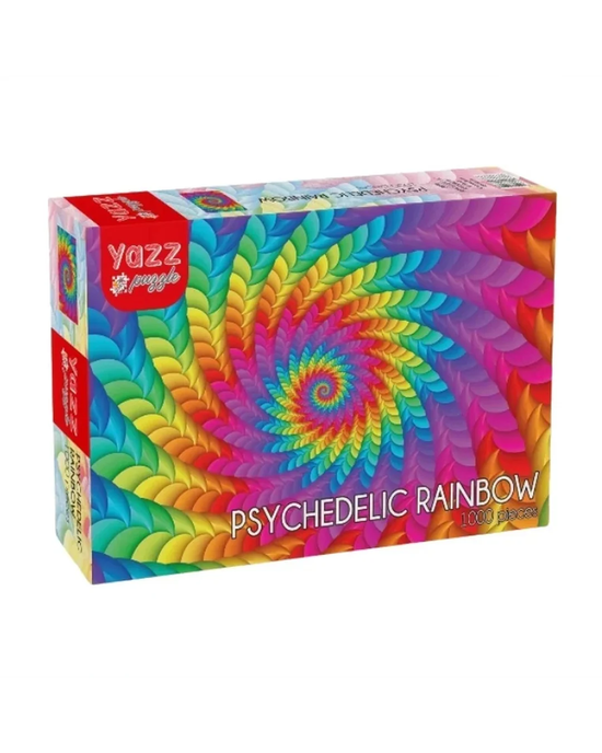 Yazz Psychedelic Rainbow 1000-Piece Jigsaw Puzzle