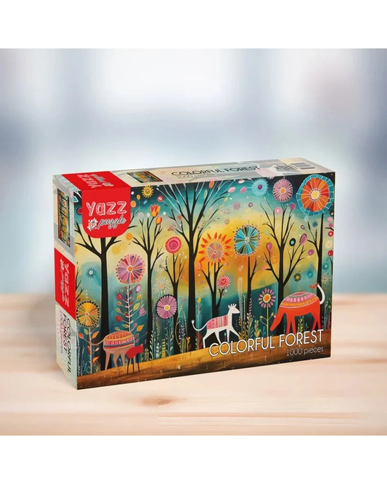 Yazz Puzzle Colourful Forest 1000pc Jigsaw Puzzle