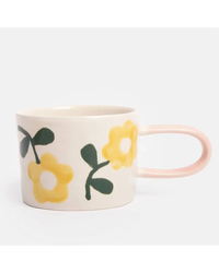 yellow-flower-print-mug