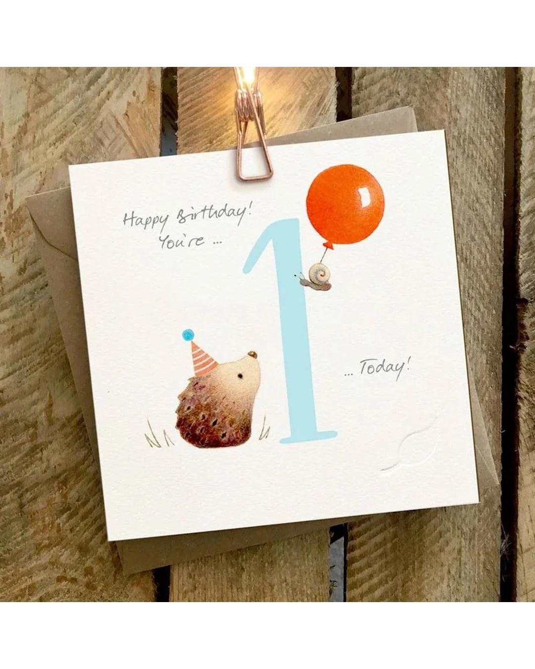 You're 1 Today Blue - 1st Birthday Card Birthday Cards