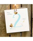 You're 2 Today Blue - 2nd Birthday Card Birthday Cards