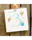 You're 3 Today Blue - 3rd Birthday Card Birthday Cards