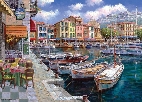 Cafe in Cassis - 1000pc