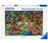 Ravensburger The Hidden World of Fairies 4000-piece puzzle box with enchanted fairy forest artwork