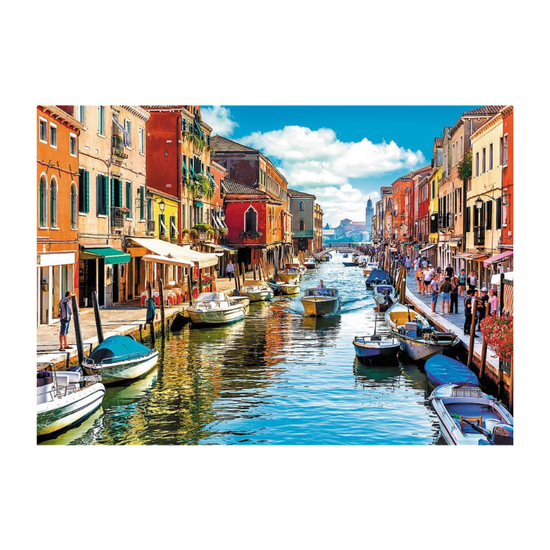 Trefl Red Murano Island, Venice 2000-Piece Jigsaw Puzzle