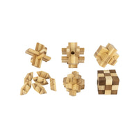 Project Genius Ecological 6-Pack Bamboo Brainteasers Toys