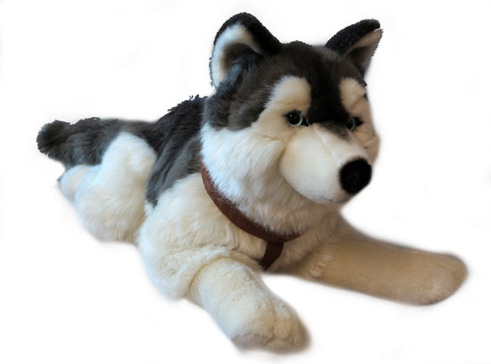 Antics Husky Soft Toy With Harness - 60cm