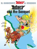 Front cover of Asterix and the Banquet: Album 5 hardback Asterix comic