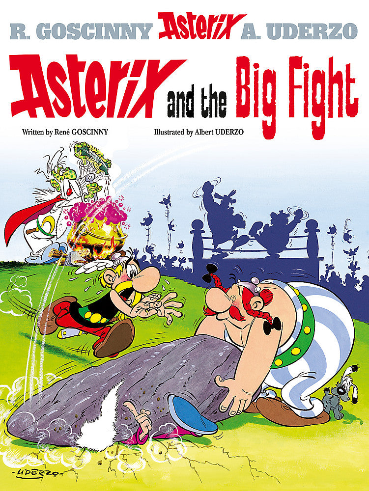 Front cover of Asterix and the Big Fight: Album 7 hardback Asterix comic