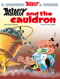Front cover of Asterix and the Cauldron: Album 13 hardback Asterix comic