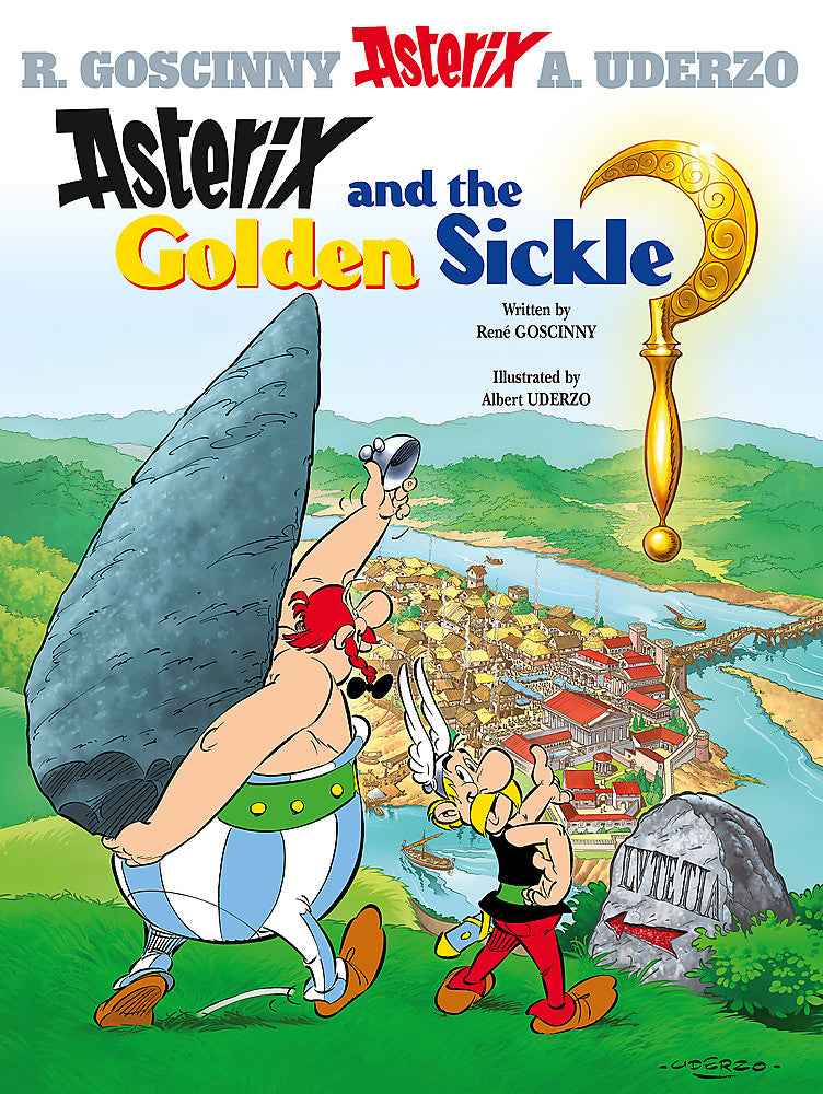 Front cover of Asterix and the Golden Sickle: Album 2 hardback Asterix comic