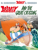 Front cover of Asterix and the Great Crossing: Album 22 hardback Asterix comic