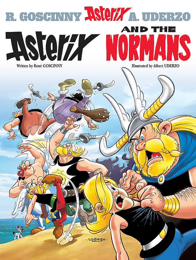 Front cover of Asterix and the Normans: Album 9 hardback Asterix comic