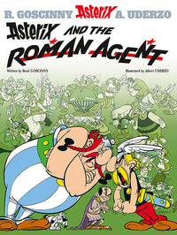 Front cover of Asterix and the Roman Agent: Album 15 hardback Asterix comic