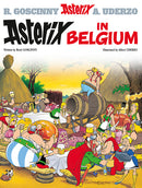 Front cover of Asterix in Belgium: Album 24 hardback Asterix comic