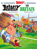 Front cover of Asterix in Britain: Album 8 hardback Asterix comic