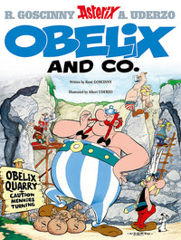 Front cover of Asterix: Obelix and Co.: Album 23 hardback Asterix comic