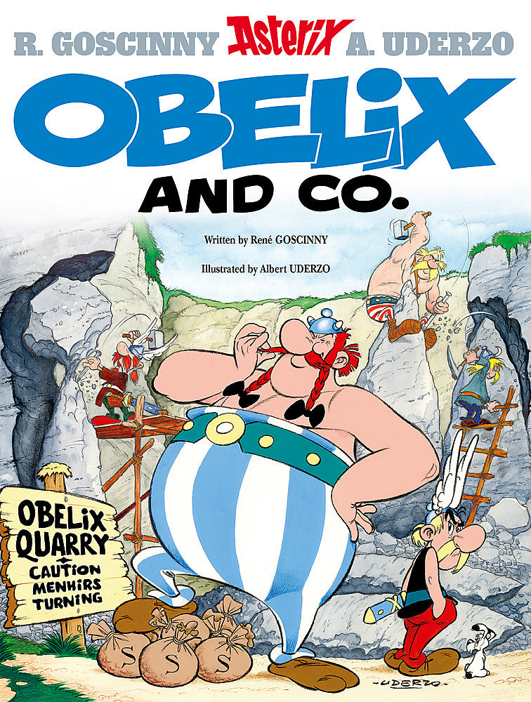 Front cover of Asterix: Obelix and Co.: Album 23 hardback Asterix comic