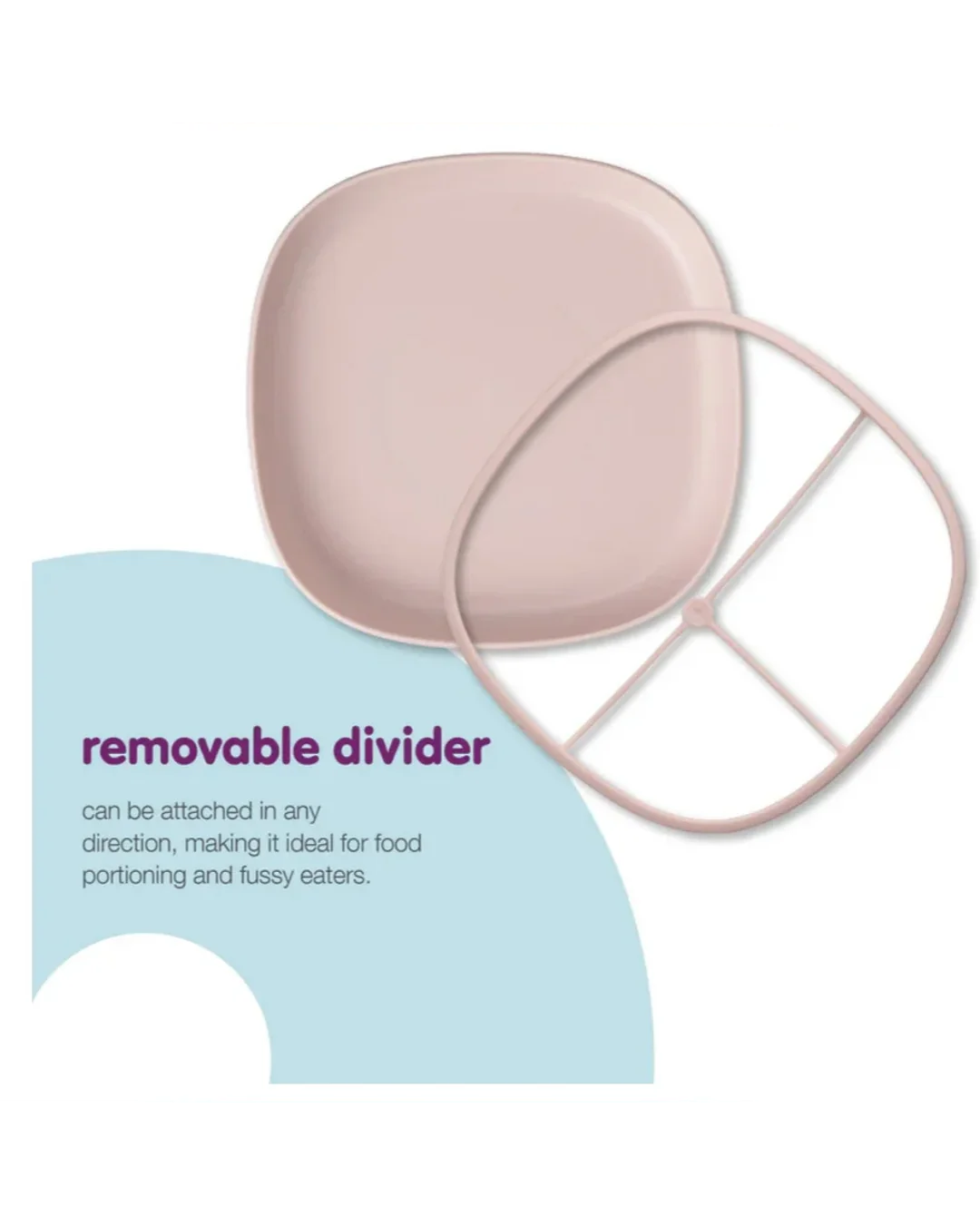 B.BOX 2in1 Suction Plate Blush