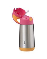 B.BOX 350ml Insulated Drink Bottle Strawberry Shake
