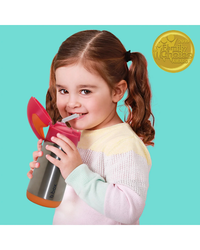 B.BOX 350ml Insulated Drink Bottle Strawberry Shake