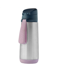 B.BOX 500ml Insulated Sport Spout Drink Bottle Indigo Rose