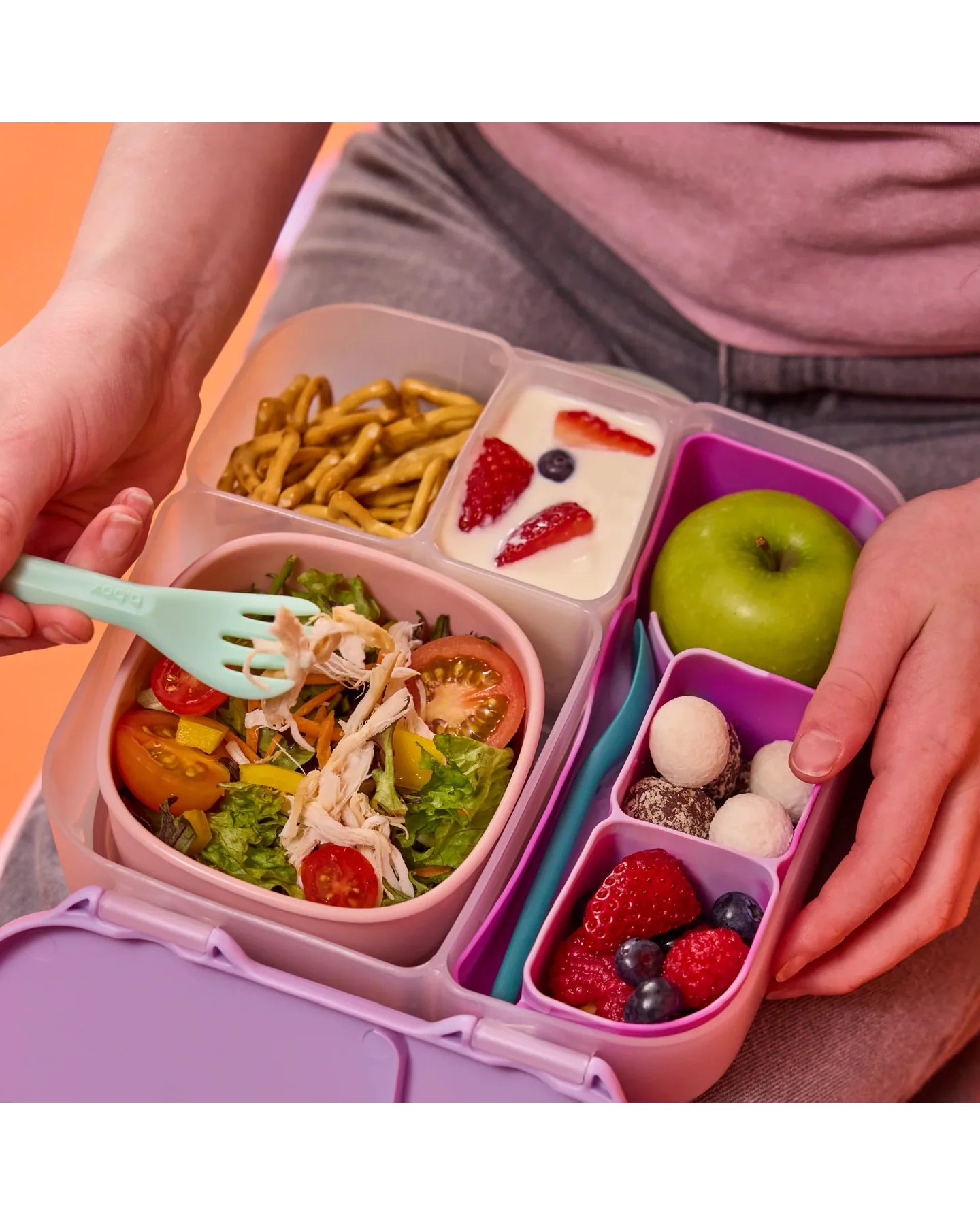 B.BOX Lunch Box Cutlery Twilight 2pk
