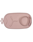 b.box Roll + Go Mealtime Mat – Blush Feeding Plates
