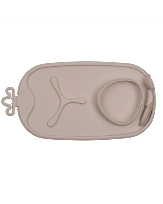 b.box Roll + Go Mealtime Mat – Latte