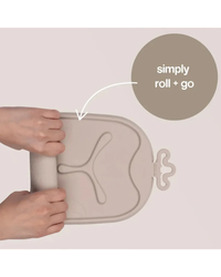 B.BOX Roll + Go Mealtime Mats Latte