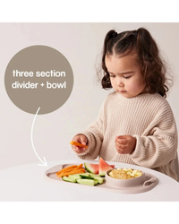 B.BOX Roll + Go Mealtime Mats Latte