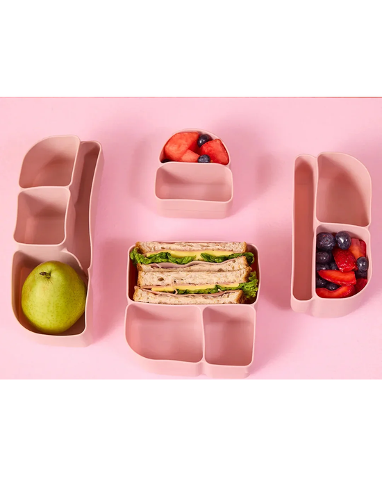 b.box Silicone Bento Tray for Mini Lunchbox – Berry