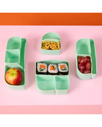 b.box Silicone Bento Tray for Mini Lunchbox – Forest Bento Box