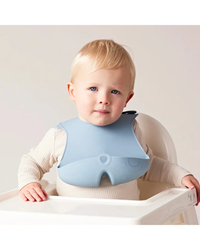 B.BOX Silicone Bib - Lullaby Blue