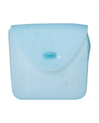 b.box Silicone Lunch Pocket Food Storage Bags Ocean