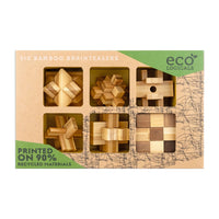 Project Genius Ecological 6-Pack Bamboo Brainteasers Toys