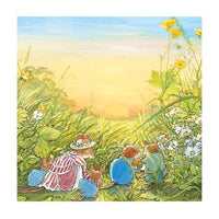 Sunset In The Meadow - Card