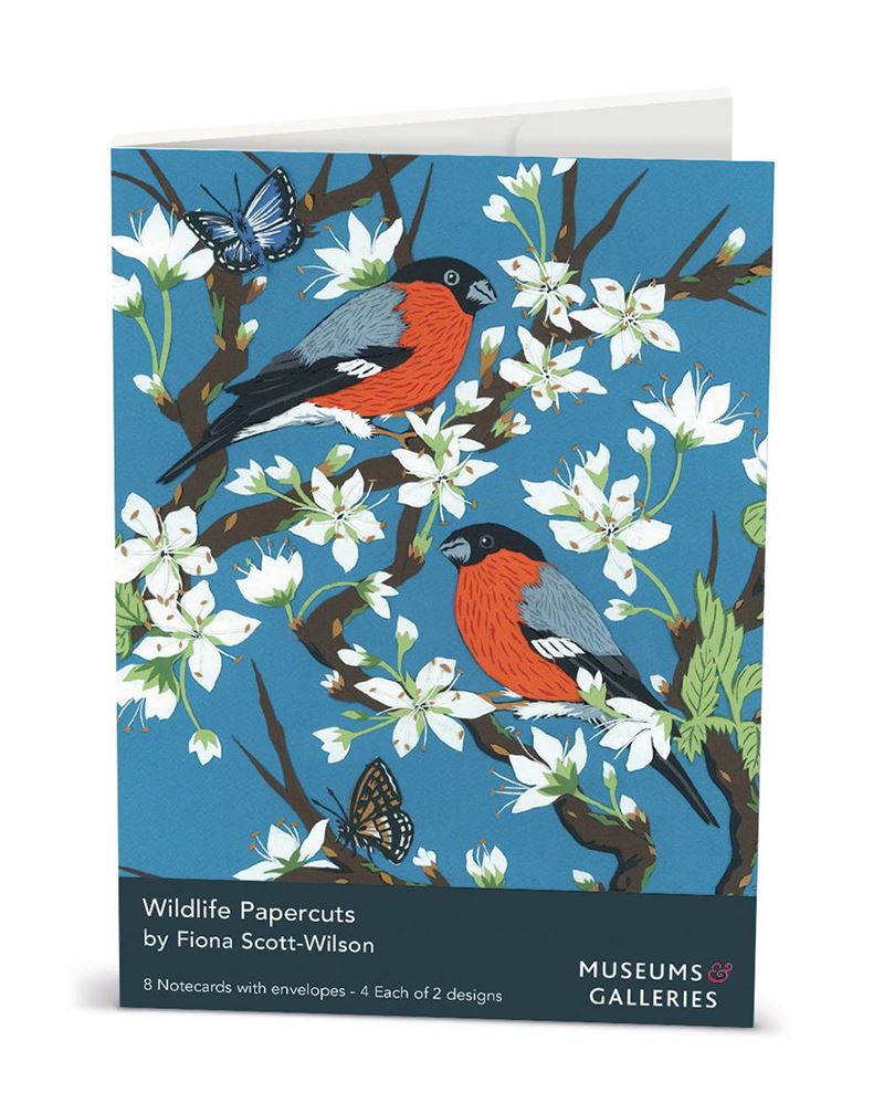 Wildlife Papercuts 8 Pkt - Notecards