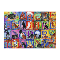 Trefl Cat's Alphabet 500-Piece Jigsaw Puzzle Adult Jigsaws