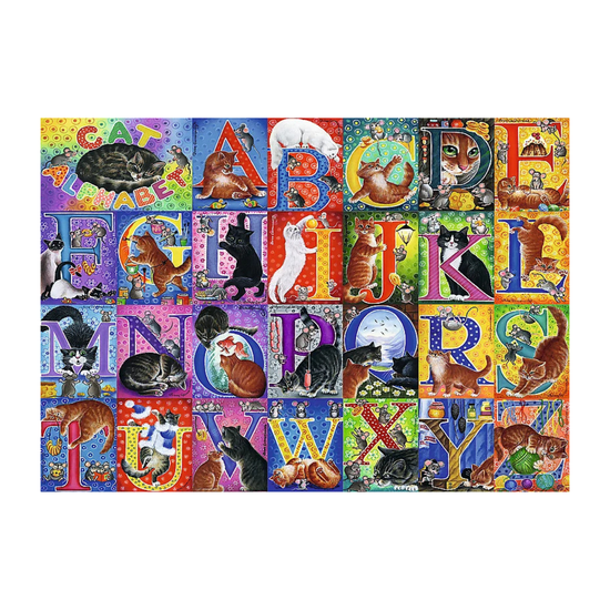 Trefl Cat's Alphabet 500-Piece Jigsaw Puzzle