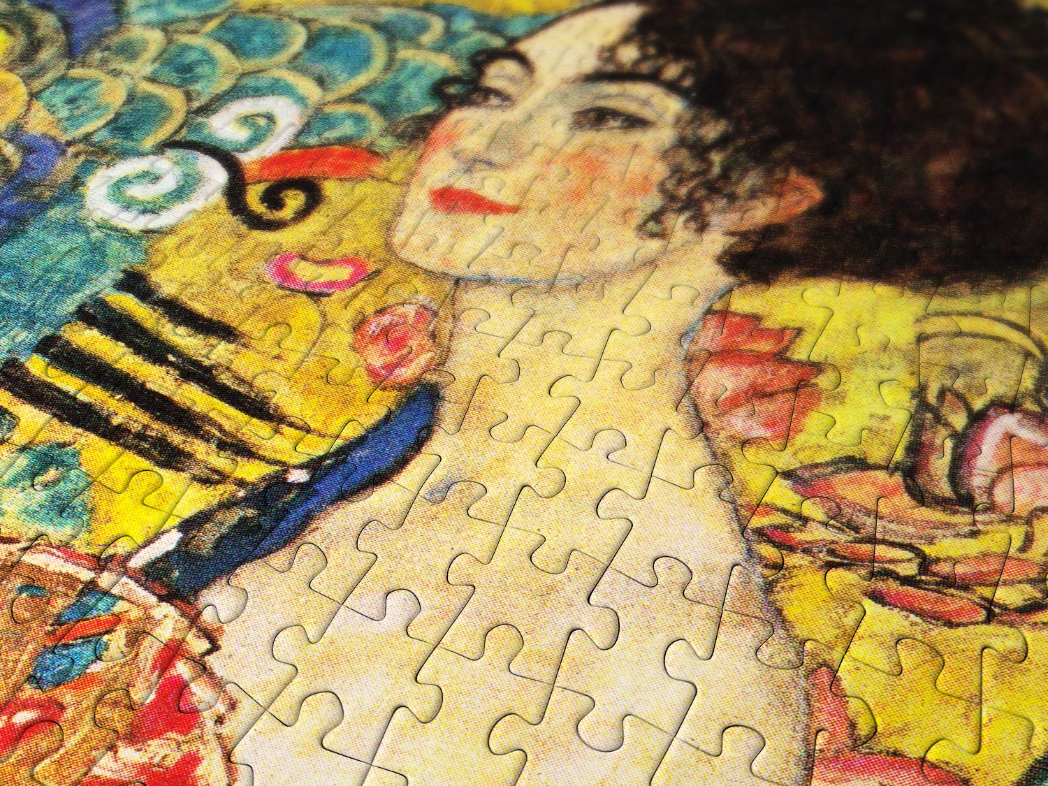 Gustav Klimt: Lady with a Fan, 1000pcs