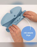 B.BOX Silicone Bib - Lullaby Blue