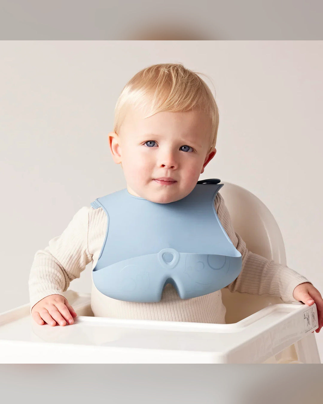 B.BOX Silicone Bib - Lullaby Blue