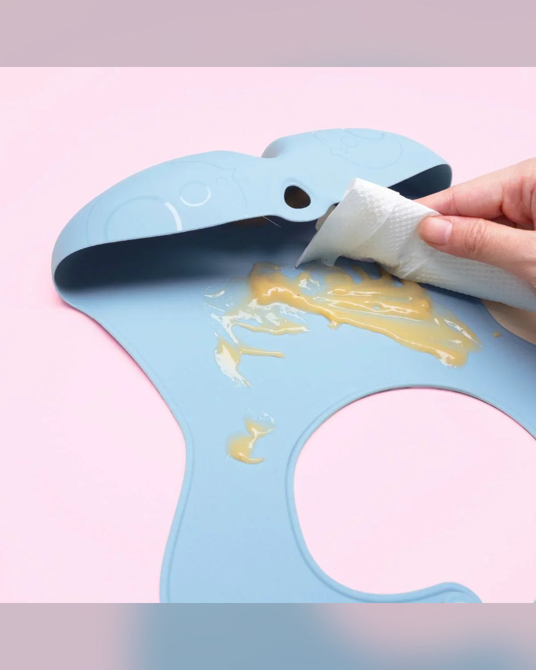 B.BOX Silicone Bib - Lullaby Blue